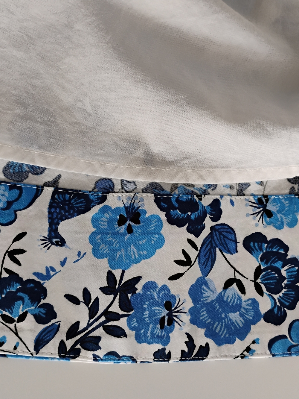 Kate Spade Peacock Floral Shirt Dress Size L - Picture 13 of 13